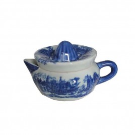 Blue & White Porcelain Lemon Squeezer