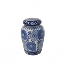 Blue & White Porcelain Ginger Jar