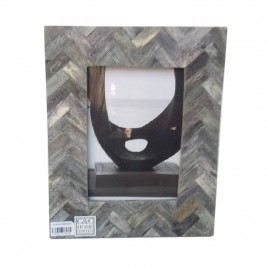 Grey Bone Photo Frame