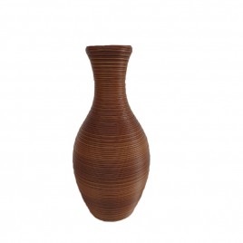 Outdoor rattan Vase (Brown)