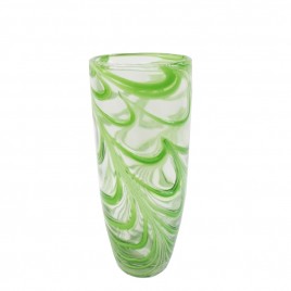 Green Swirl Vase (Large)