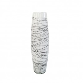 Black Rope Glass Vase