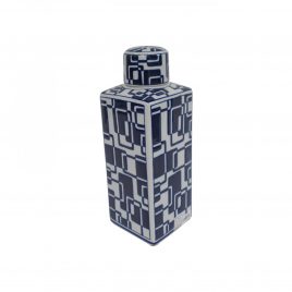 China Blue & White Large Canister