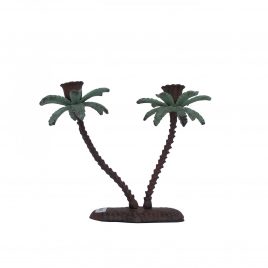 Antique Bronze Palm Tree Candle Stick (Small)