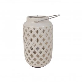 White Ceramic Latern