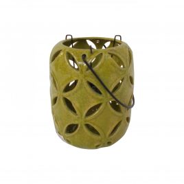 Green Ceramic lantern