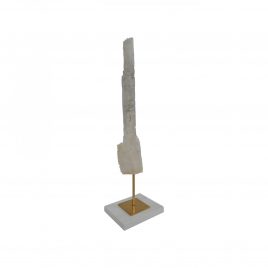 Candle Quartz Display with Base