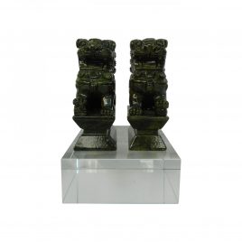 Chinese jade carved lion