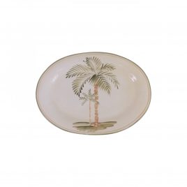 Palm Tree Ceramic Plate