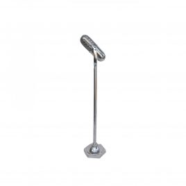 Metal vintage microphone decorative stand