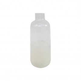 Scandinavian White Glass Vase
