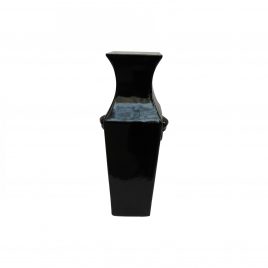 Black Imperial ceramic vase (S)