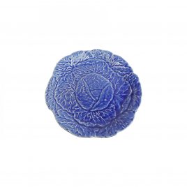 Blue cabbage ceramic plate