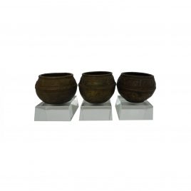 Brass pot with Crystal Base