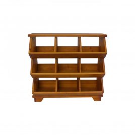 Small wooden shelves