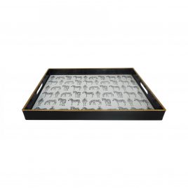 Quinn Rectangular Zebra Trays (Small)