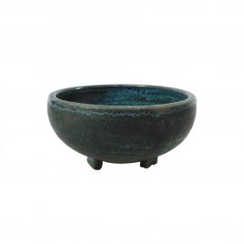 Gun Metal Pottery Plant (Small)