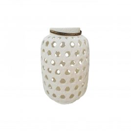 White Ceramic Lantern