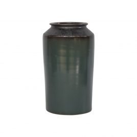 Dark Green Ceramic Vase