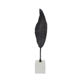 Metal Leaf with Base (L)