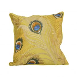 Peacock Feather Pillow