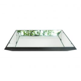 Antique rectangular mirror tray