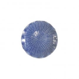 Blue cabbage ceramic plate