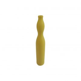 Matte Modern Ceramic Vase (Yellow Butter)