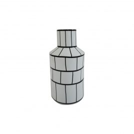 Black & White Ceramic Vase (L)