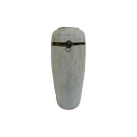 Decorative White Ceramic Vase