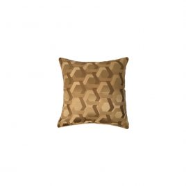 Geometric Copper Pillow