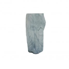 Blue Marble Glass Vase (L)