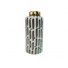 Ceramic Vase Gold Edge(L)
