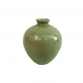 Celadon glazed ceramic vase
