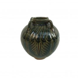 Indigo Glazed Ceramic Vase