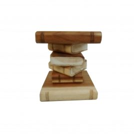 Brown Wooden Books Stack(S)