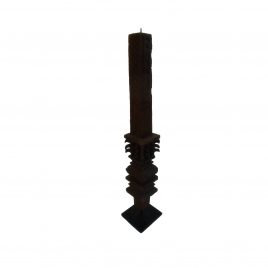 Antique Wooden Pole with base