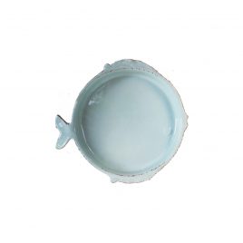 Blue Fish Ceramic Canape Plate