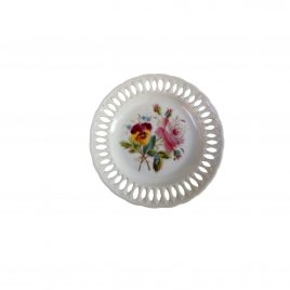 Collector wall plates pink flower