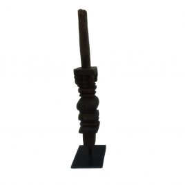 Antique Wooden Pole with base