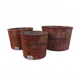 French Wooden Pottery