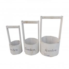 French Wooden Pot