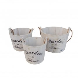French Wooden Pot