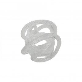 Glass Rope Knot Paperweigh