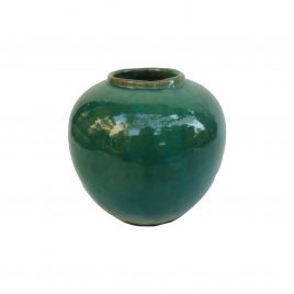 Emerald Green Ceramic Tea Pot