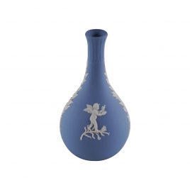 Wedgwood Blue Jasperware Baluster Vase