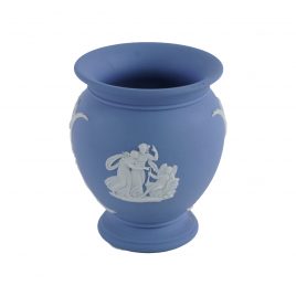 Wedgwood Blue Jasperware Small Vase