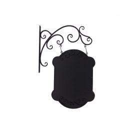 Classic wrought iron shop sign