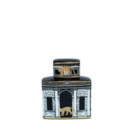 Black & White Architecture Ceramic Jar (S)