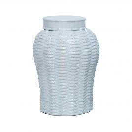 White Ceramic Vase (L)